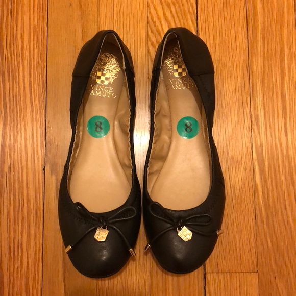 Vince Camuto Shoes - Vince Camuto Black Ballet Flats